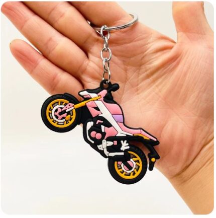 LLAVERO MOTOCICLETA - ROSA