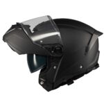 Casco MT Helmets Atom 2 SV Negro Mate + Pinlock / Abatible - Imagen 2
