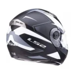 CASCO LS2 FF370 EASY STRIP NEGRO BLANCO - Imagen 3