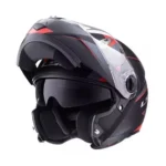 CASCO LS2 FF370 EASY STRIP NEGRO ROJO MATTE - Imagen 2