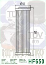 FILTRO DE ACEITE HIFLO HF650 / KTM / HUSQVARNA - Imagen 2