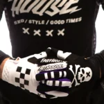 GUANTE FASTHOUSE SPEED STYLE RUFIO / BLACK WHITE PURPLE - Imagen 2