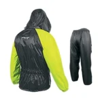 CONJUNTO IMPERMEABLE ATROX AT 3004 2 PZS NEGRO AMARILLO - Imagen 2