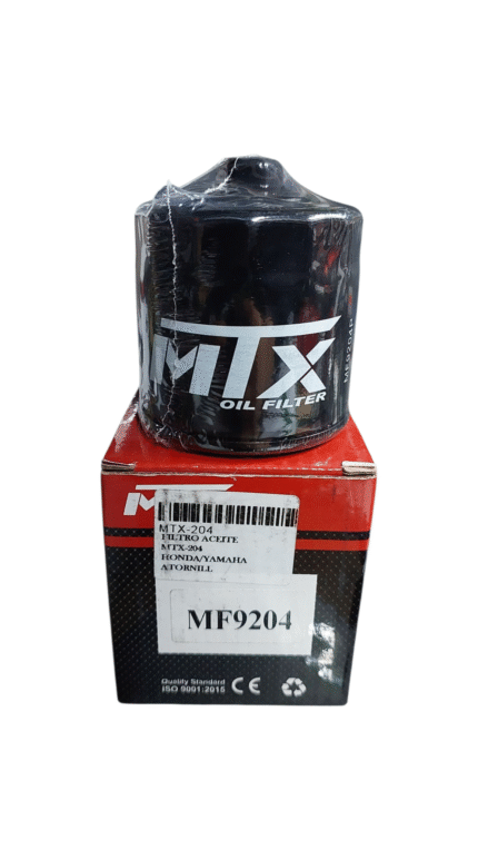 Filtro de aceite MTX- 204 (Honda/Yamaha/Triumph) Atornillado | MF9204P | MF9204