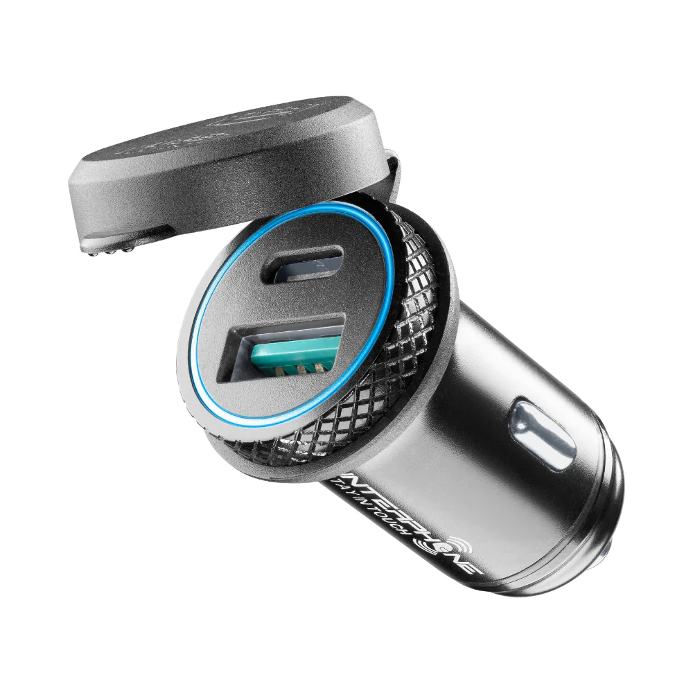 Interphone USB+TYPE C Adaptador Encendedor Cigarrillos - Imagen 1