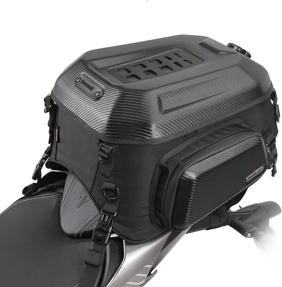 X_612hbfl0qrl-ac-sl10003087 Bolso de cola para moto Rhinowalk MT2335 expandible de 23 a 35 litros Impermeable - Imagen 1