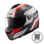 CASCO LS2 FF908 STROBE II MONZA NEGRO BLANCO ROJO