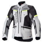 Chaqueta Alpinestars Bogotá Pro Drystar / Gris Claro - Negro - Amarillo Fluor