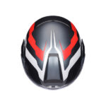 CASCO AGV STREETMODULAR RESIA GRIS PLATA ROJO - Imagen 2