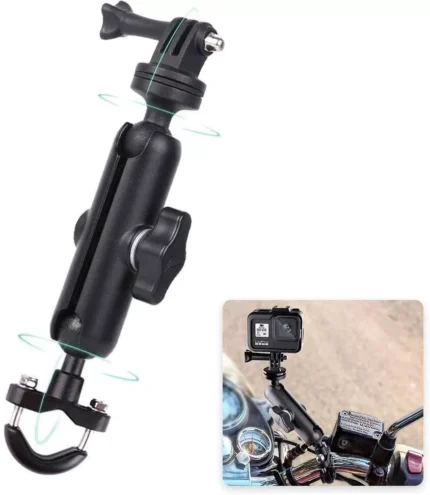 Soporte de cámara GoPro para manillar de moto