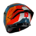 Casco MT Thunder 4 SV Pental B4 Naranja Perla - Imagen 2