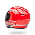 Casco Moto Qualifier Conduit Rojo/Plateado Bell - Imagen 2