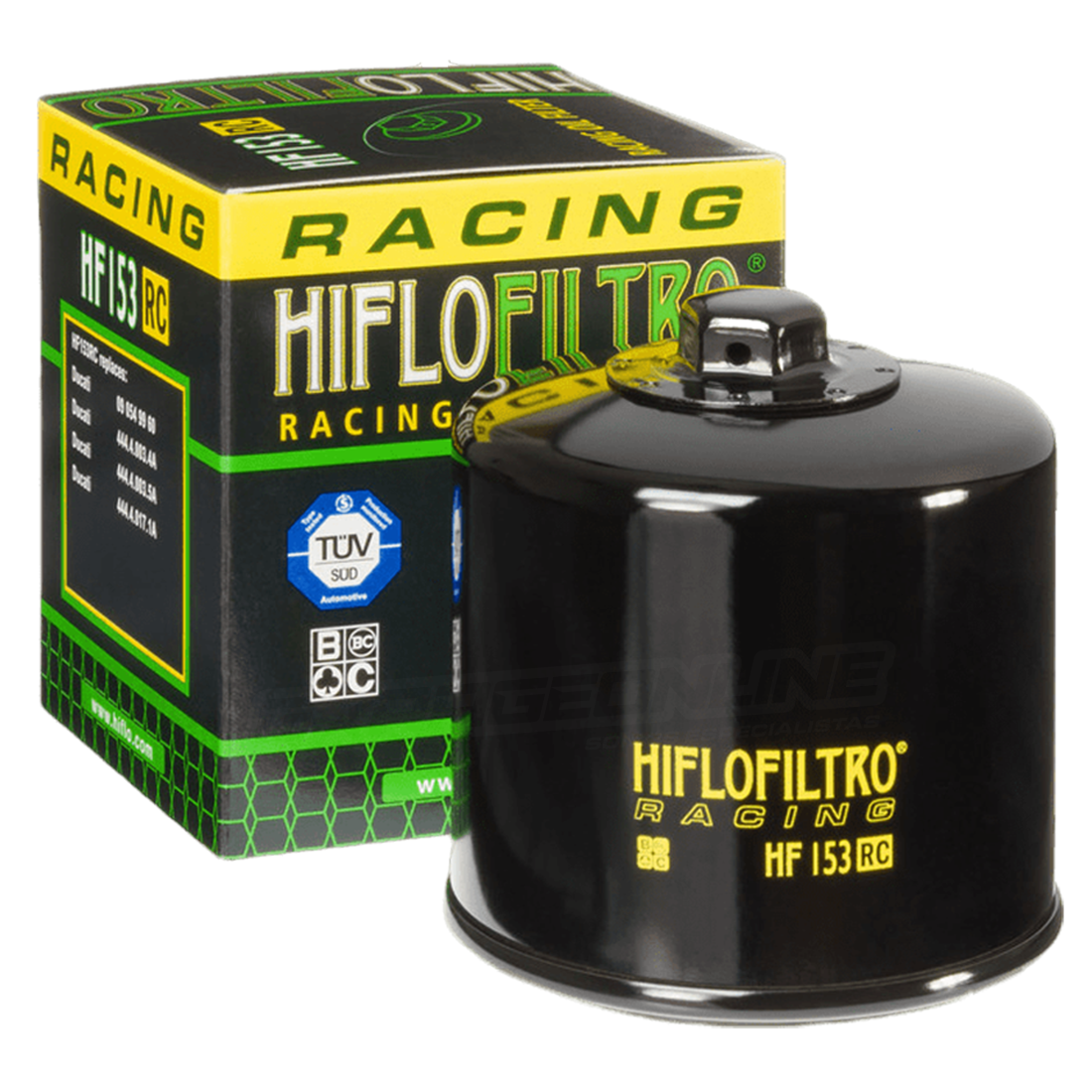 filtro-de-aceite-para-ducati-hf153rc-hiflo.jpg FILTRO DE ACEITE PARA DUCATI HF153RC HIFLO - Imagen 1