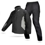 CONJUNTO TRAJE IMPERMEABLE ONES AGAIN SJ08 NG/GR WATERPROOF
