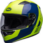 BELL QUALIFIER TURNPIKE GLOSS HI VIS YELLOW NAVY
