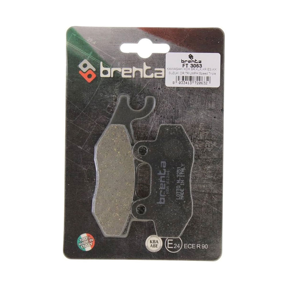 Brenta-BR3063 Pastilla de Freno – Kawasaki KLR650 – Delantera – Orgánica – BR3063 - Imagen 1