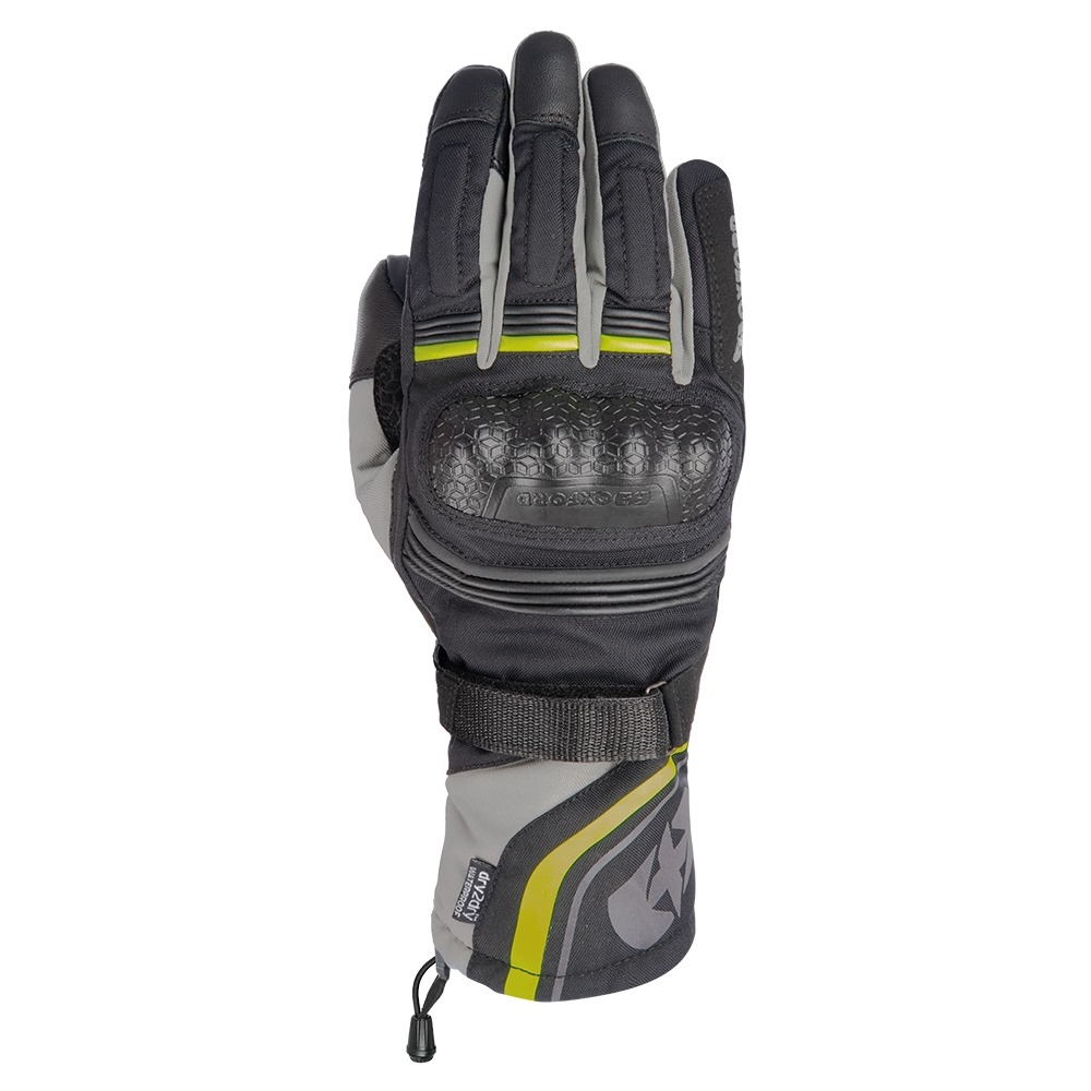 GUANTE OXFORD MONTREAL 4.0 DRY2DRY BLACK GREY FLUO YELLOW GUANTE OXFORD MONTREAL 4.0 DRY2DRY BLACK GREY FLUO YELLOW - Imagen 1