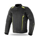 CHAQUETA SEVENTY JT32 TOURING NEGRO AMARILLO