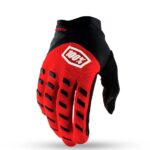 GUANTE 100% AIRMATIC RED BLACK