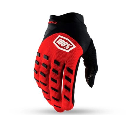 GUANTE 100% AIRMATIC RED BLACK