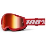NTIPARRA 100% STRATA 2 RED - MIRROR RED LENS