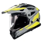 CASCO LS2 MX702 PIONEER II NAMIB GRIS AMARILLO MATE