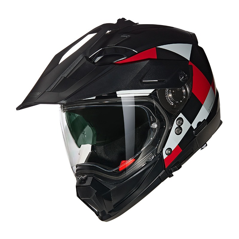 WhatsApp Image 2025-08-06 at 14.13.22 CASCO NOLAN N70-2 X 342 NEGRO ROJO - Imagen 1