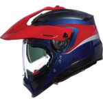 CASCO NOLAN N70-2 X CONVINTO 344 AZUL/ROJO - Imagen 2