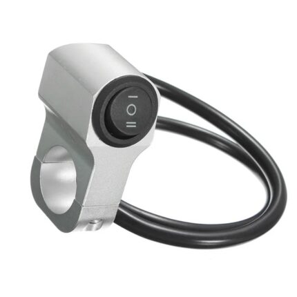 INTERRUPTOR PARA MANILLAR TRES POSICIONES - 12V. SILVER
