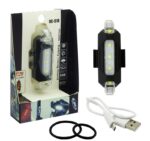 Luz blanca 5 LED /Recargable USB / Delantera Para Bicicleta