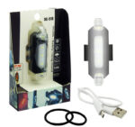 Luz blanca 5 LED /Recargable USB / Delantera Para Bicicleta - Imagen 2