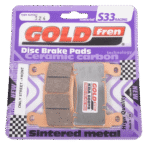 PASTILLA DE FRENO DELANTERO FA296HH GOLDFREN S33 SINTERIZADA