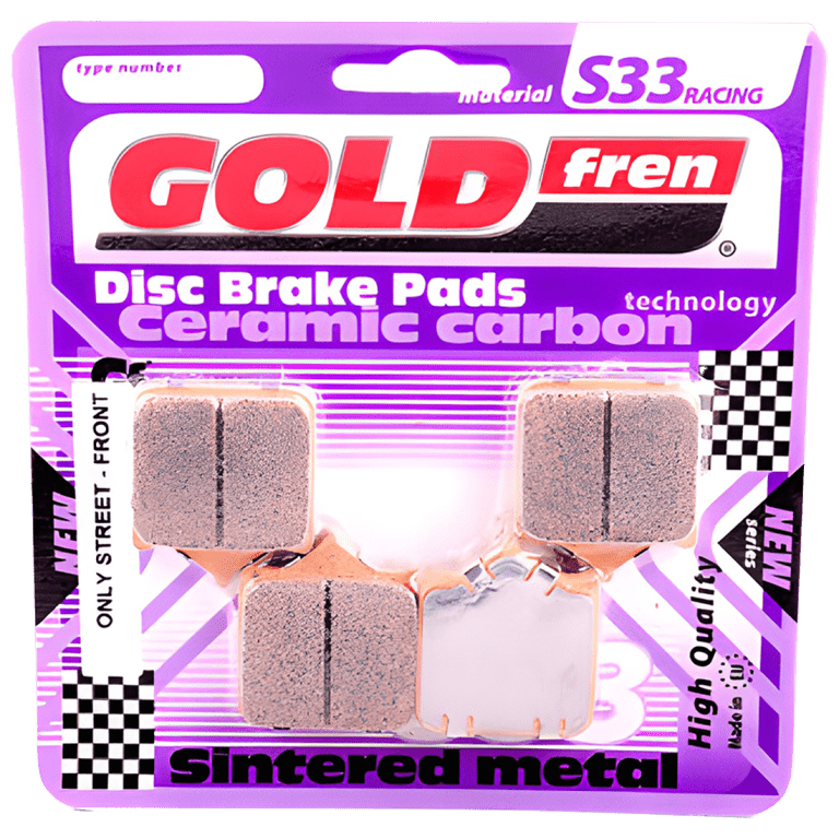 pastilla-freno-delantero-fa604hh-sinterizada-s33-goldfren.jpg PASTILLA FA604HH SINTERIZADA (DEL) S33 GOLDFREN - Imagen 1