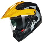 CASCO NOLAN N70-2 X RUVIDO 341 NEGRO/AMARILLO