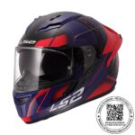 CASCO LS2 FF806 FUSION NEXUS / AZUL ROJO MATTE