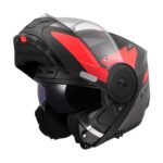 CASCO LS2 FF902 SCOPE II DURIA NEGRO ROJO MATE - Imagen 2
