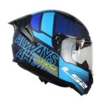 CASCO LS2 FF810 VIGO SHIFT NEGRO AZUL MATTE - Imagen 2