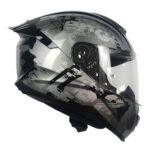 CASCO LS2 FF802 FLASH II POWER NEGRO SILVER - Imagen 2