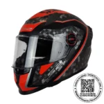 CASCO LS2 FF816 COSMOS STRIKE GRIS ROJO MATTE