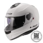 CASCO LS2 FF908  STROBE II SOLID BLANCO