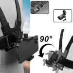 Kit Arnés con soporte para cámara Gopro y celular pechera X-4-7