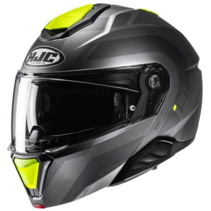 CASCO HJC I91 ARVEN MC3HSF / NEGRO AMARILLO FLUOR