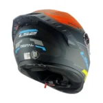 CASCO LS2 FF816 COSMOS DIGITAL NEGRO NARANJO MATTE ST - Imagen 2