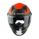 CASCO LS2 FF816 COSMOS DIGITAL NEGRO NARANJO MATTE ST - Imagen 4
