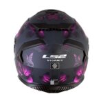 CASCO LS2 FF800 STORM II BURST NEGRO ROSA MATTE - Imagen 2