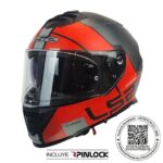 CASCO LS2 FF800 STORM II EPIC ROJO GRIS MATTE