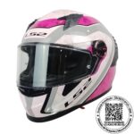 CASCO LS2 FF816 COSMOS STRIKE ROSA GRIS