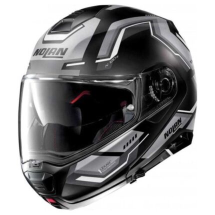 CASCO NOLAN ABATIBLE N100-5 UPWIND 057 NEGRO GRIS