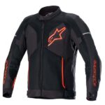 CHAQUETA ALPINESTARS VIPER V3 AIR. NEGRO ROJO FLUOR