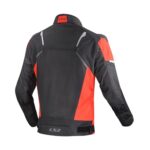 CHAQUETA LS2 ZOOM NEGRA ROJA - Imagen 2